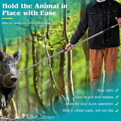 Dog Catcher Pole 61 Inches – Animal Catch Heavy Duty Stainless Steel