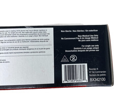 Ammex X3 BX342100 Nitrile Industrial Latex Disposable Gloves S, Black – 100 Pcs