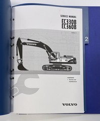 VOLVO EC330B EC360B Excavator Service Manuals 4 Volumes 1:4, 2:4, 3:4, 4:4