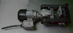 Rexroth 3842547470 Motor 1400/1680 RPM + 3842999903 Conveyor Lift Transfer Unit