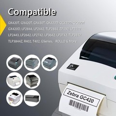 2×2 Square Direct Thermal Labels QR Codes Barcode Label For Zebra Rollo 1-6 Roll
