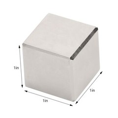 2pcs 1 Inch Solid Craft Magnet Neodymium Rare Earth Big Super Strong 25*25*25mm