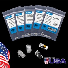 10X AZDENT Dental Ortho Buccal Tubes Bondable 1st/2nd Molar Roth/MBT 022