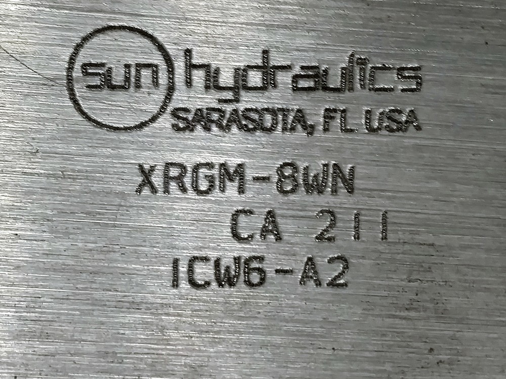 Sun Hydraulics XRGM-8WN-CA-211-ICW6-A2 Solenoid Valve