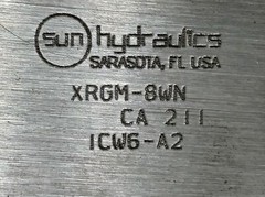 Sun Hydraulics XRGM-8WN-CA-211-ICW6-A2 Solenoid Valve
