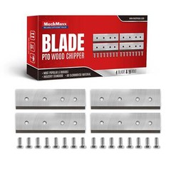 ( 1 Pack / 4 Pcs ) Blade for MechMaxx PTO BX42S Wood Chipper
