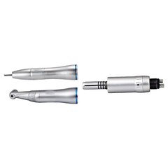 Dental Slow Low Speed Handpiece Push Contra Angle/Air Motor NSK Style 4 Holes US