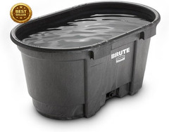 Stock Tank 100-Gallons Structural Foam Heavy Duty Container for Livestock/Animal