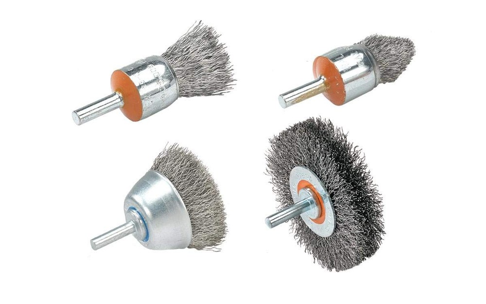 Walter 13C055 Crimped Wire Mounted Brush – 1/2 in. Stainless Steel Brush