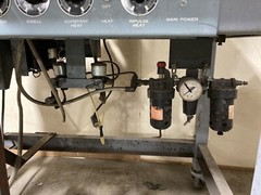 Semi automatic Shanklin S-23C L-Sealer with take away belt and power film feed