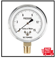 0 to 15 Inches of Water Column Pressure Gauge Capsule Measurement System 2.5 i