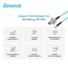 2.4mm 4 Hole Flange Female to GPPO Female RG-405SS Flexible Cable | DC-50GHz