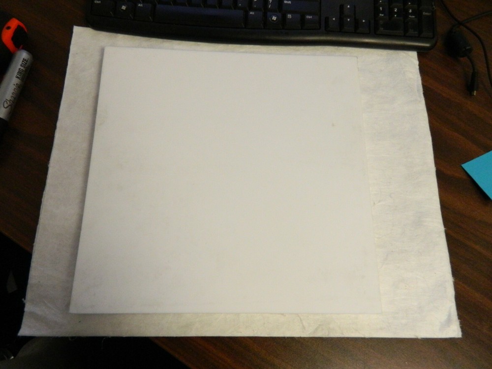 USA Sealing 1′ x 12″ x 3/8″ White PTFE (Virgin) Sheet. PS-PTFE-17