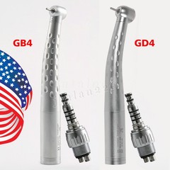 Dental Fiber Optic /E-generator LED /High Speed No-LED Handpiece 2/4/6Hole Quick