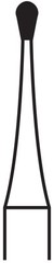 SUPÉR Carbide Burs FG331, Friction Grip, Made in Canada 100 burs