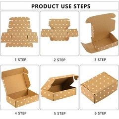 25 Pack Small Shipping Boxes – Corrugated Cardboard Mailers, Gift & Craft Pac…