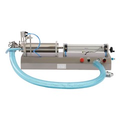Pneumatic Horizontal Liquid Filling Machine Piston Pneumatic Filler 300ml-2500ml