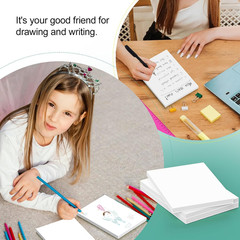 8 Pack 50 Sheets Note Pads Blank Scratch Pads for Office School, 3X6 Inch