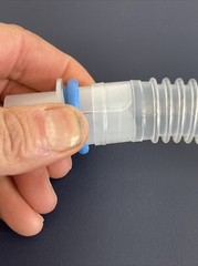 Respiratory Tubing Connector for Anesthesia, CPAP Tube 22mm OD, 15mm ID