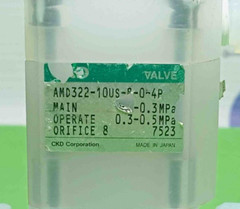 CKD AMD322-10US-8-0-4P Air Operated Valve for Chemical Liquids 0.3-0.5MPa SMT