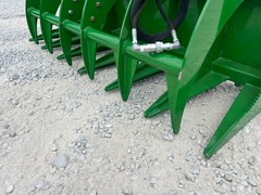 Proworks 72″ Root Rake Clam Grapple Attachment John Deere Compact Tractor Loader