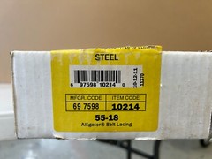 FLEXCO 55-18 ALLIGATOR LACING. NEW IN BOX Belt Lacing