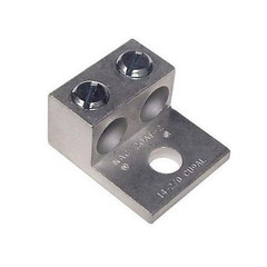 90814 Lug Mechanical Connector Type 2 Conductors Aluminum One Hole Mount