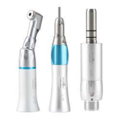 Dental Latch Slow Low Speed Handpiece Kit Contra Angle Air Motor E-type 2/4hole