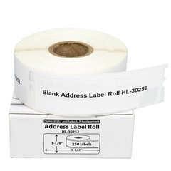 DYMO 30252 – 7 Rolls – 1 ea. WHITE PINK GREEN ORANGE RED LAVENDER BLUE