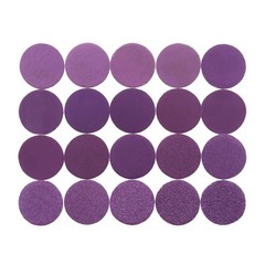 25mm Wet and Dry Sanding Discs 1 inch Sandpaper Hook and Loop Pads Grit 60-10000