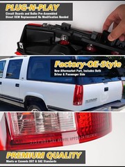 Tail Light Assembly for 1988-1998 Chevy GMC Sierra C/K 1500 2500 3500,