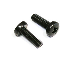 M4 X 12MM – QTY 20 – Metric Phillips Pan Head Machine Screws, Black Oxide Steel