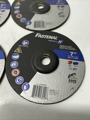 Lot 4 Fastenal 0898861 7” x 1/4” x 7/8” Type 27 Grinding Wheels W-687