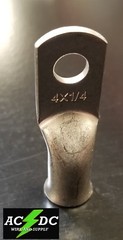 (2) 4 AWG Ring 1/4″ Hole Terminal Lug Tin Plated Copper Cable lug Gauge