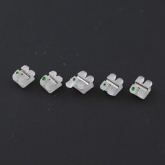 Orthodontic Bracket Ceramic Metal Slot Aesthetic Braces Roth 018 022 3M Clarity
