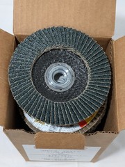 CGW Flap Disc: 4-1/2″ Dia, 36 Grit, Zirconia Alumina, Type 27 Box of 10 42311