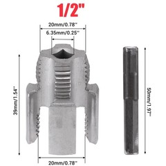 Integrated Internal & External Pipe Threading-Tool, PVC Pipe Threader Kit USA~~~