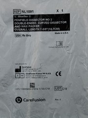 V Mueller NL1091 Penfield #2 Dissector, Double-Ended, 7-3/8″