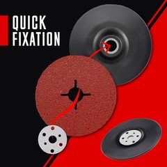71878 Aluminum Oxide Resin Fiber Sanding Discs 5” x 7/8”, 36 Grit, 25 Pack
