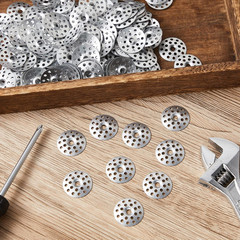 200PCS 1″ Zinc Plated Plaster Washers for Wall & Drywall Ceiling Repair