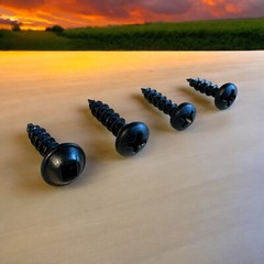 Black Pan Head Screws #6×1/2″, #6×5/8″ QTY 250 pack, #8×3/4″ QTY 200 pack