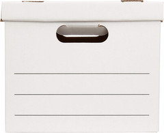 Collapsible Storage Boxes with Lift-Off Lid, 20-Pack, Letter/Legal Size