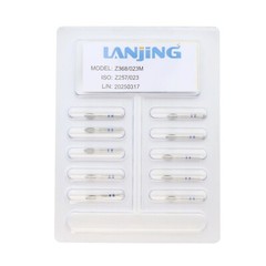 10pcs/pk Zirconia Adjustment Diamond Bur Egg Football Z368/023M FG Medium Grit