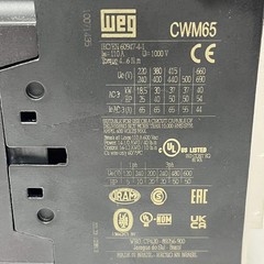 Weg CWM65 Contactor (380ACV Relay 50/60Hz) AC Non-Reversing IEC Contactor