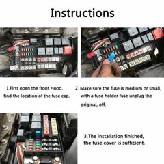 5PC 5A-30A Circuit Breakers Resettable Blade Type Fuse Car Truck Boat Marine