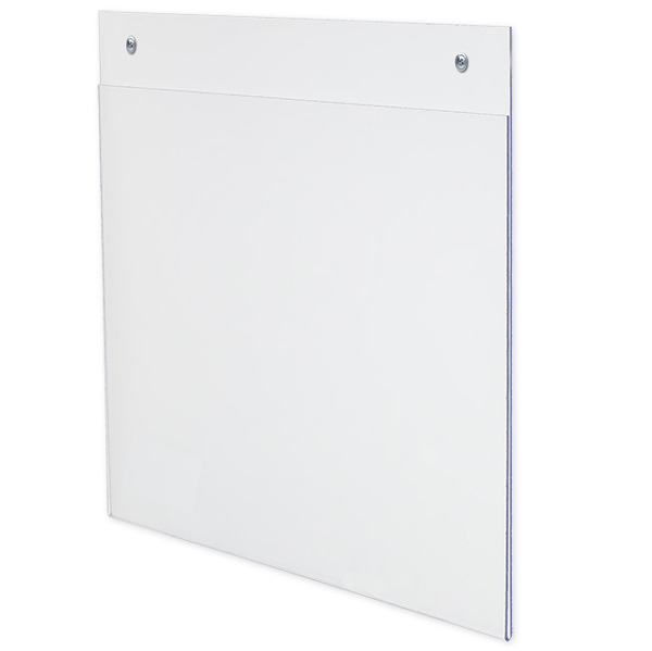 Dazzling Displays 25 Clear 11″ x 8-1/2″ Wall Mount Sign Holders