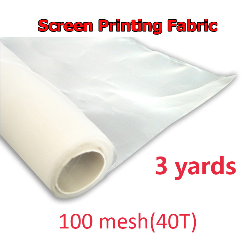 3 Yards 100 M (40T) Silk Screen Printing Mesh Fabric White Screen Mesh