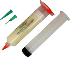 30cc Smooth Flow Tack Flux Syringe – No-Clean, Lead-Based for Superior Soldering