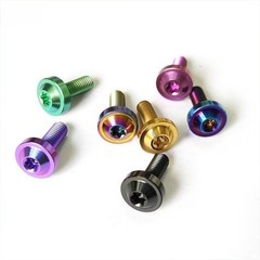 10pcs Titanium Bolt M6x10 15 20 25mm Butterfly Torx Head Screws for Bicycle Car