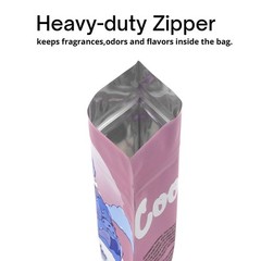 100 PCS Smell Proof Zipper Stand Up Pouches – 3.5g 4 Styles Cute Cartoon Bags